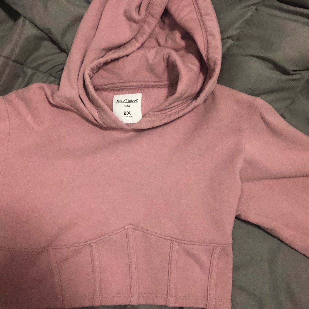 A New Day Women's Pink Hoodie Top